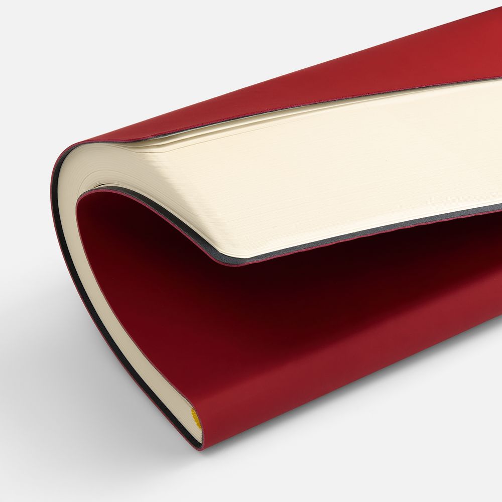 Ежедневник Flex Shall New, недатированный, красный-3