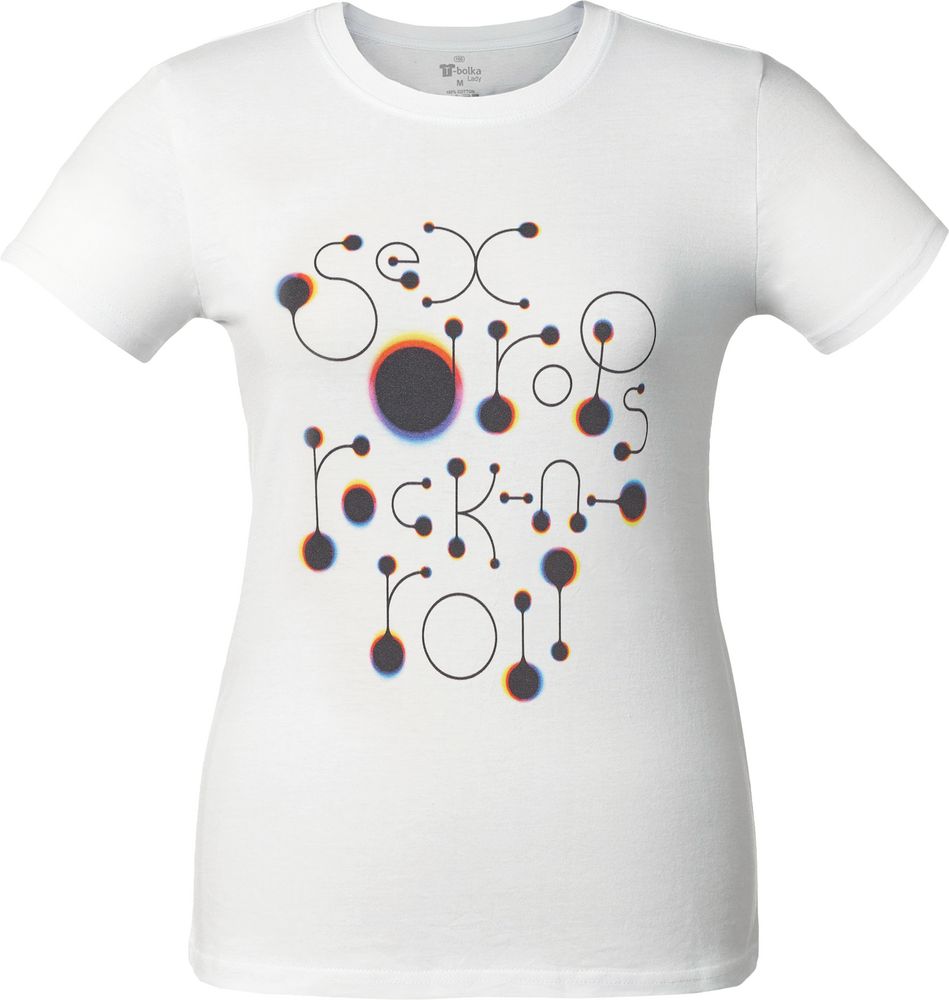 Футболка женская No Drugs, белая-0