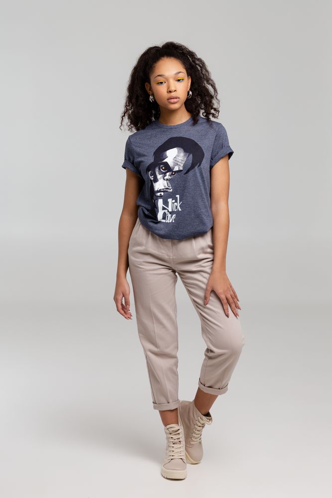 Футболка «Меламед. Nick Cave», темно-синий меланж-2