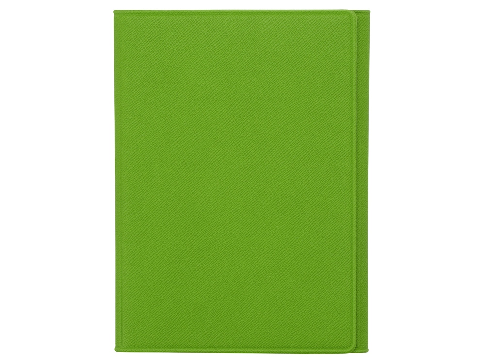 Обложка на магнитах для автодокументов и паспорта Favor зеленое яблоко/серая-2