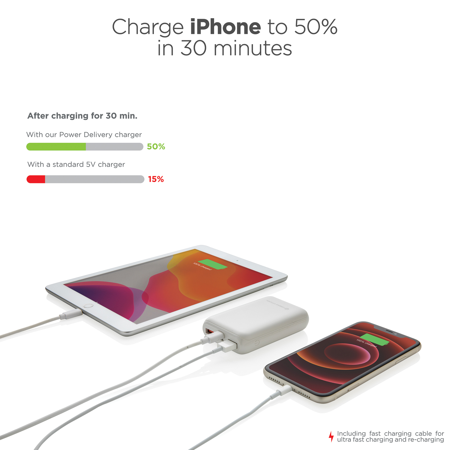 Внешний аккумулятор Urban Vitamin Alameda с быстрой зарядкой PD, 18 Вт, 10000 мАч-8