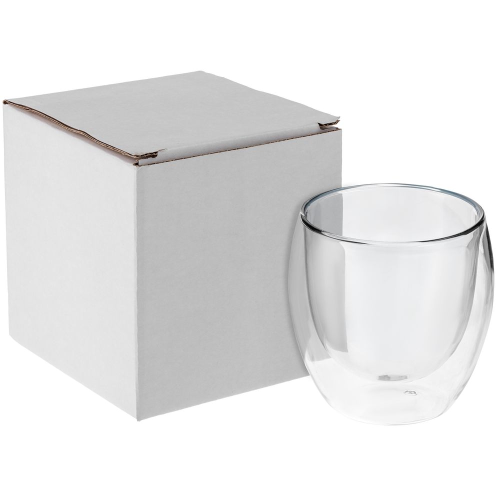 Стакан с двойными стенками Glass Bubble, бесцветный-2