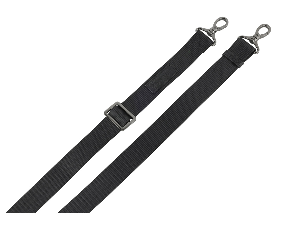 Сумка через плечо женская BUGATTI Elsa, чёрная, воловья кожа/полиэстер, 25х8,5х20 см-8