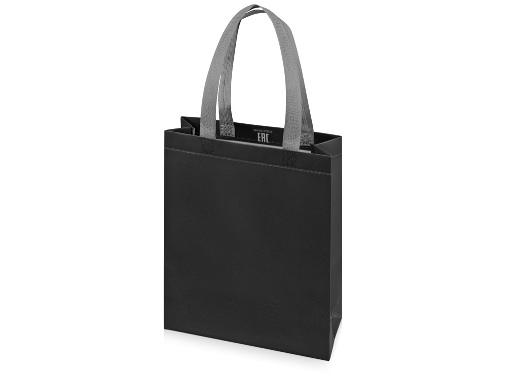 Сумка для шопинга Utility ламинированная, черный  матовый-0