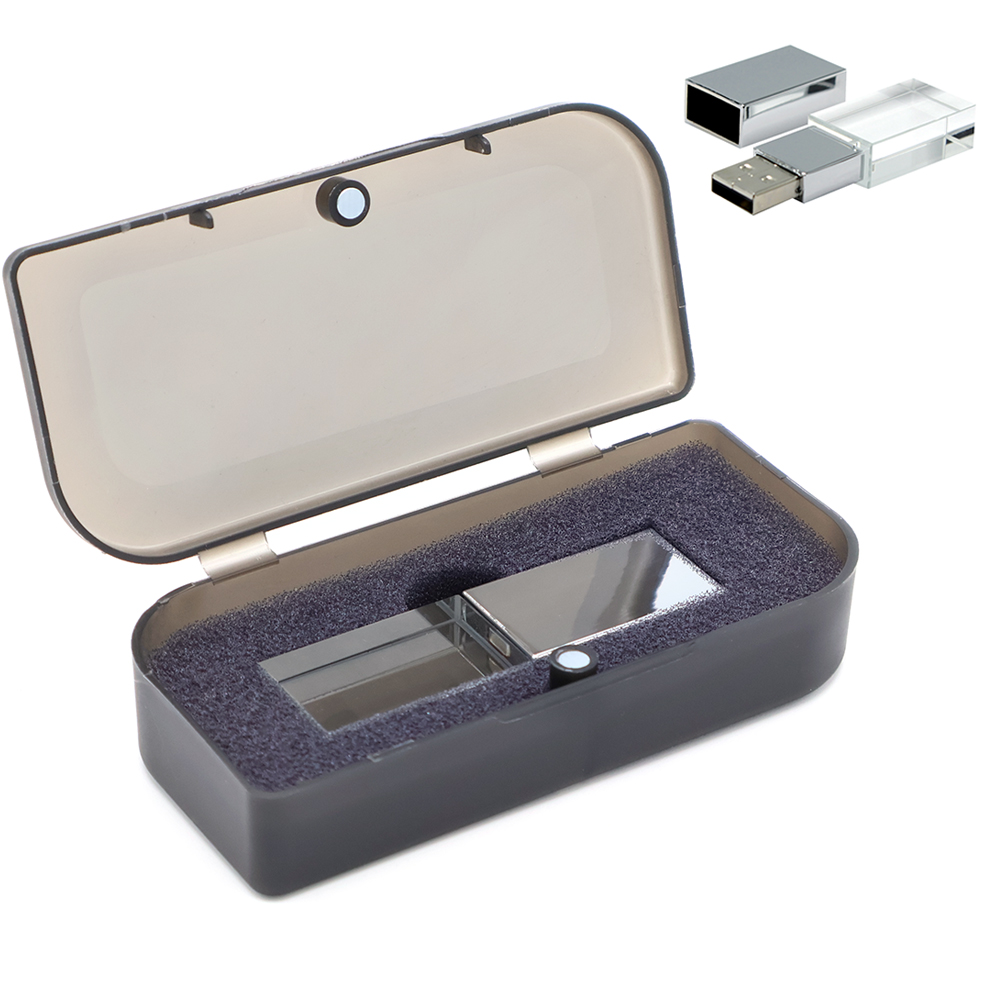 Флешка Moon 16 Гб  To Go в футляре, Белый-0