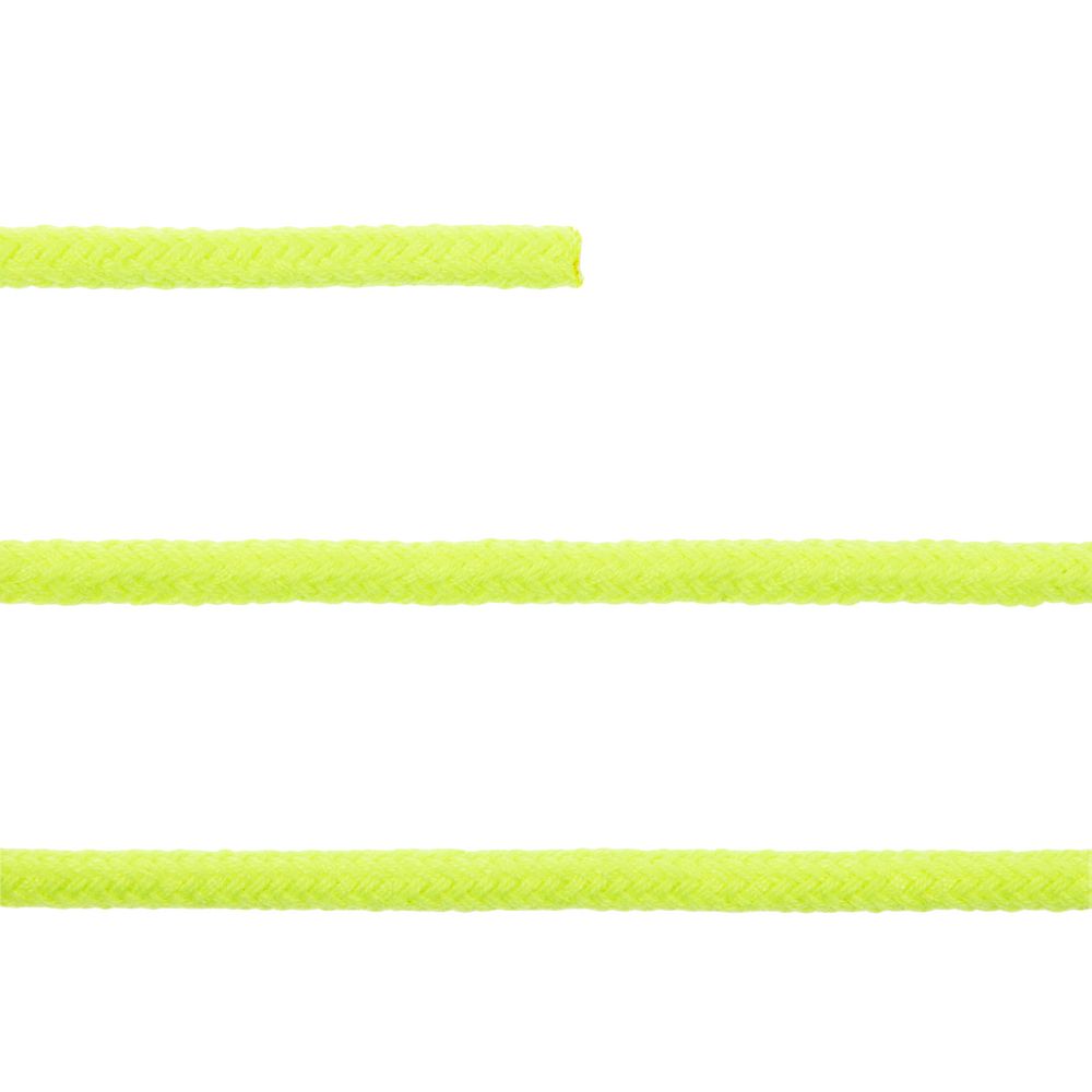 Круглый шнур Lasso L, желтый неон, 120 см-2