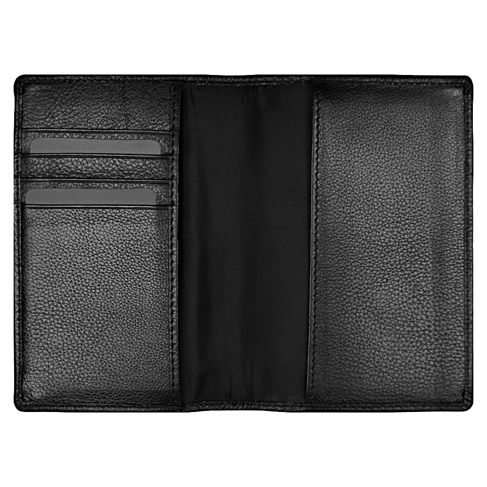 Обложка для паспорта Leather Trend, Чёрный-3