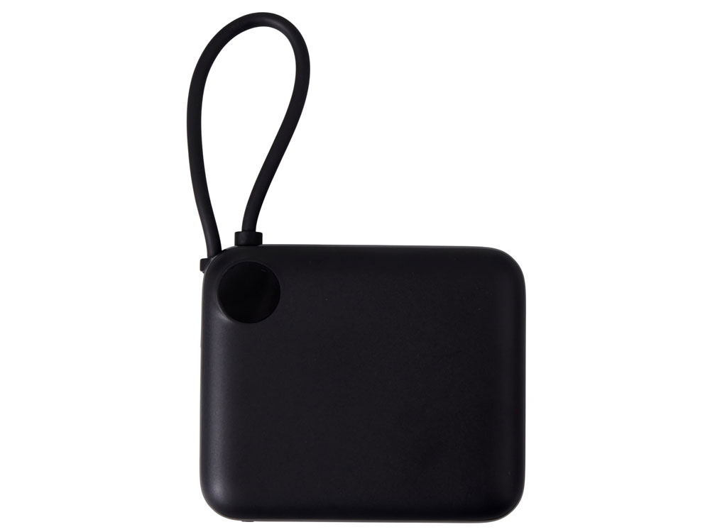 Внешний аккумулятор со встроенным кабелем Liri, QC/PD, 10000 мАч, черный-2