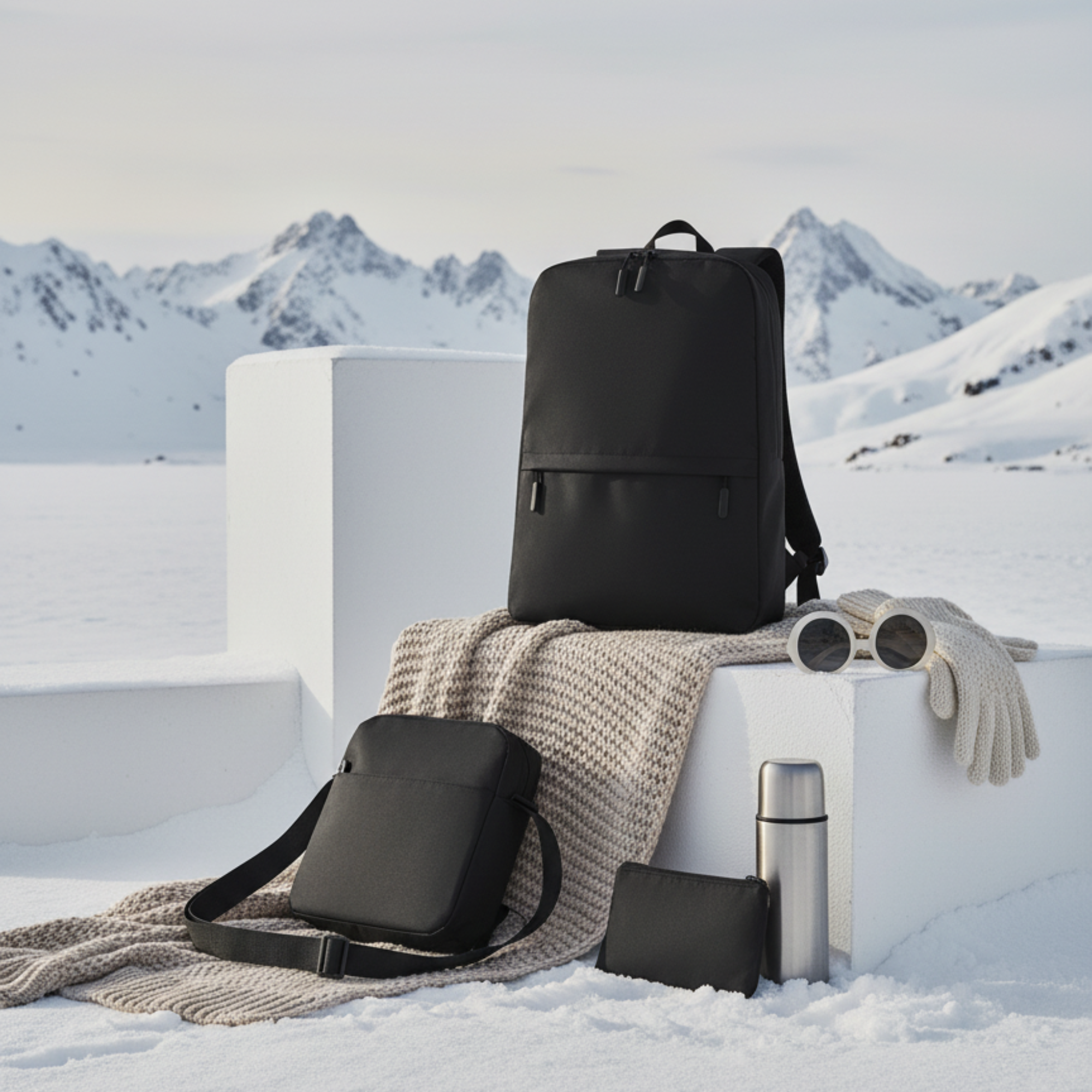 Рюкзак-сет TRAVEL, Черный-6