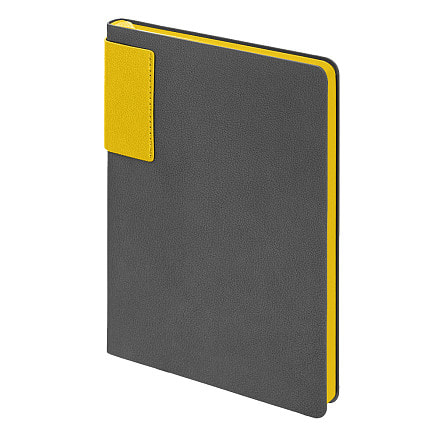 Ежедневник Flexy Star Sivilia Grey Edition Color А5 серо-желтый, Серо-желтый-2