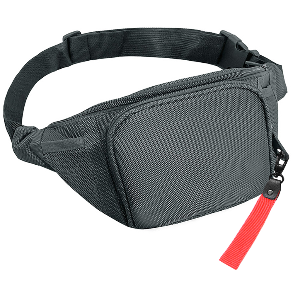 Поясная сумка SPLIT TO GO, Серый/Красный-0