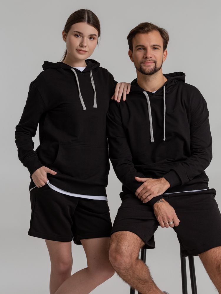 Толстовка с капюшоном Unit Kirenga, черная-6