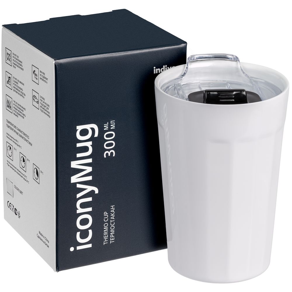 Термостакан iconyMug, белый-5