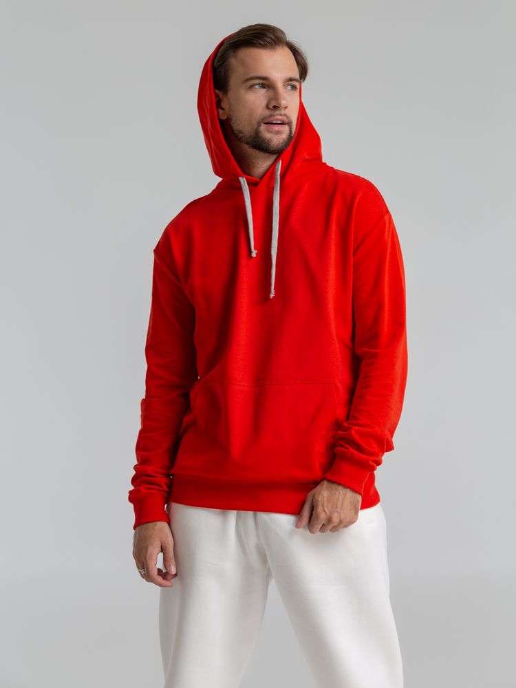 Толстовка с капюшоном Unit Kirenga, красная-2