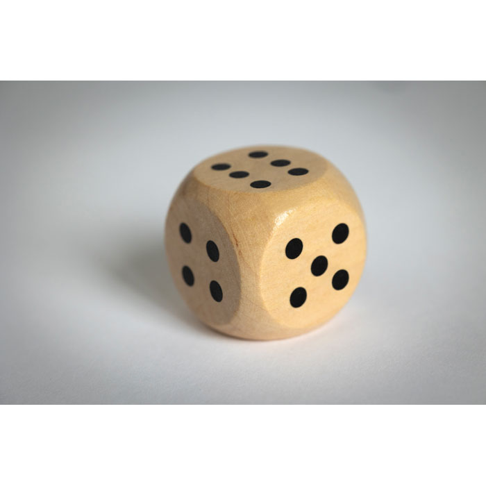 Кости игральные, древесный-6