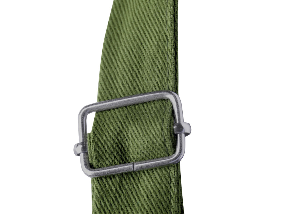 Хлопковый фартук Delight с карманом и регулируемыми завязками, хаки-5