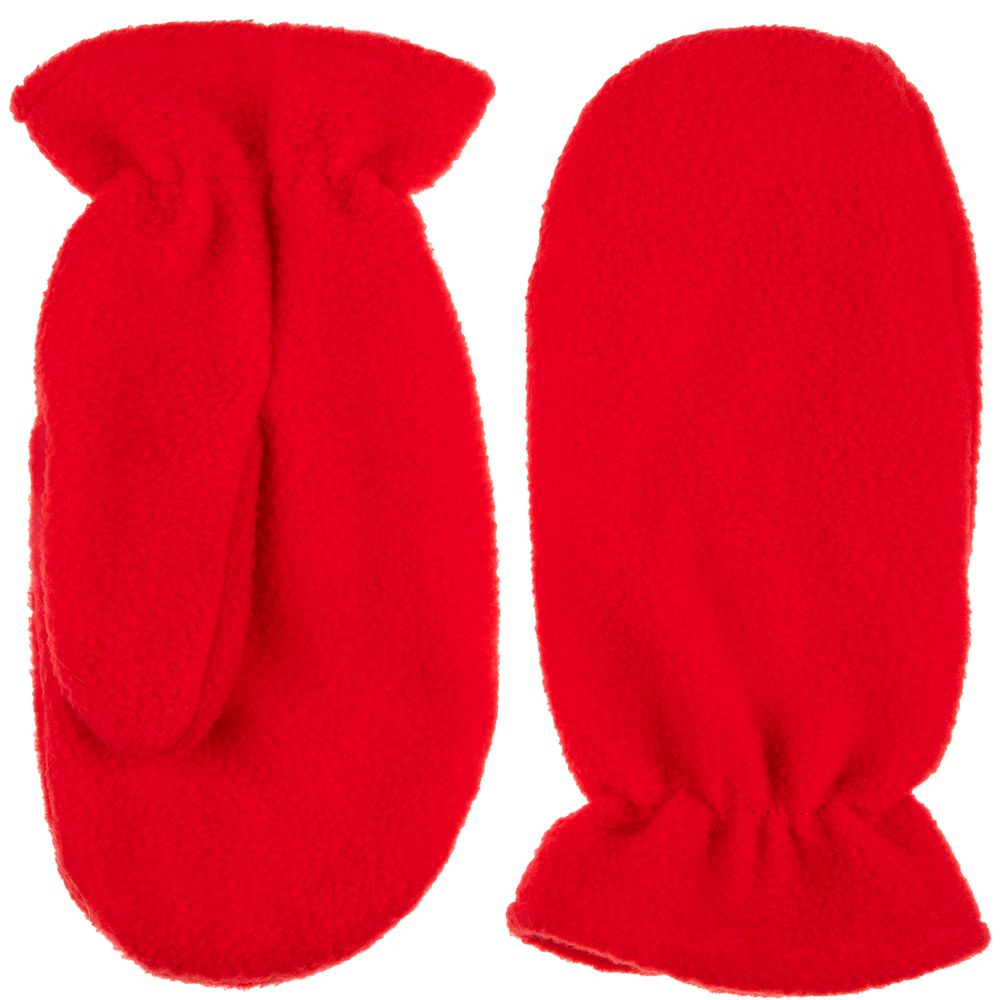 Варежки Fleecy, красные-2