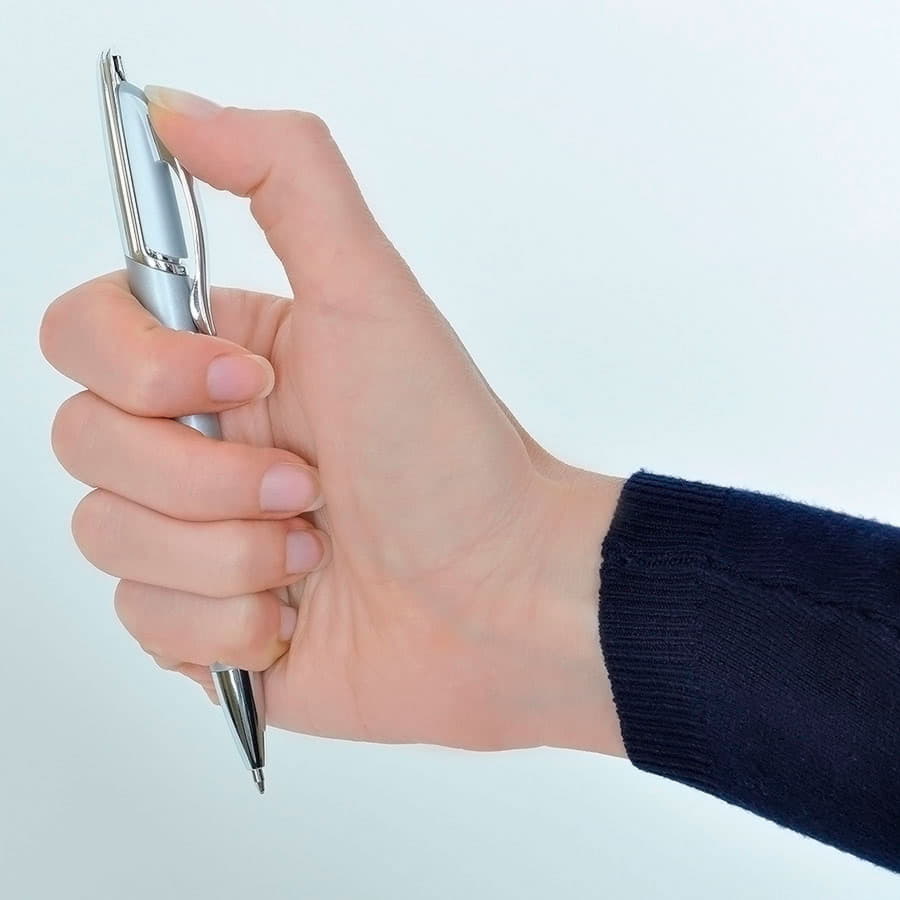 Ручка шариковая FORCE, серебристый-2