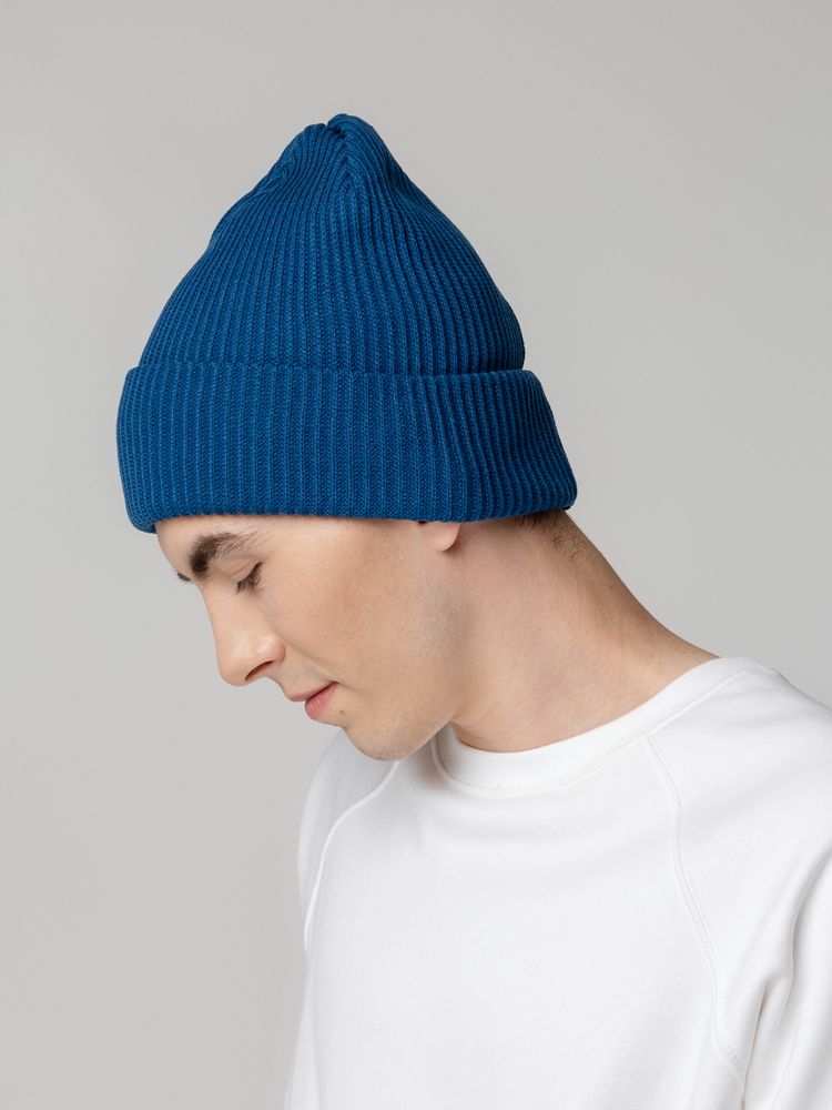 Шапка Franky, темно-синяя (лазурная)-3