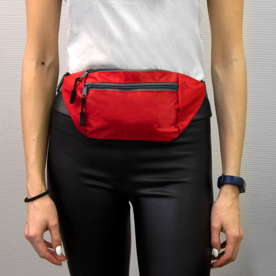 Сумка на пояс MENDEL, красный-9