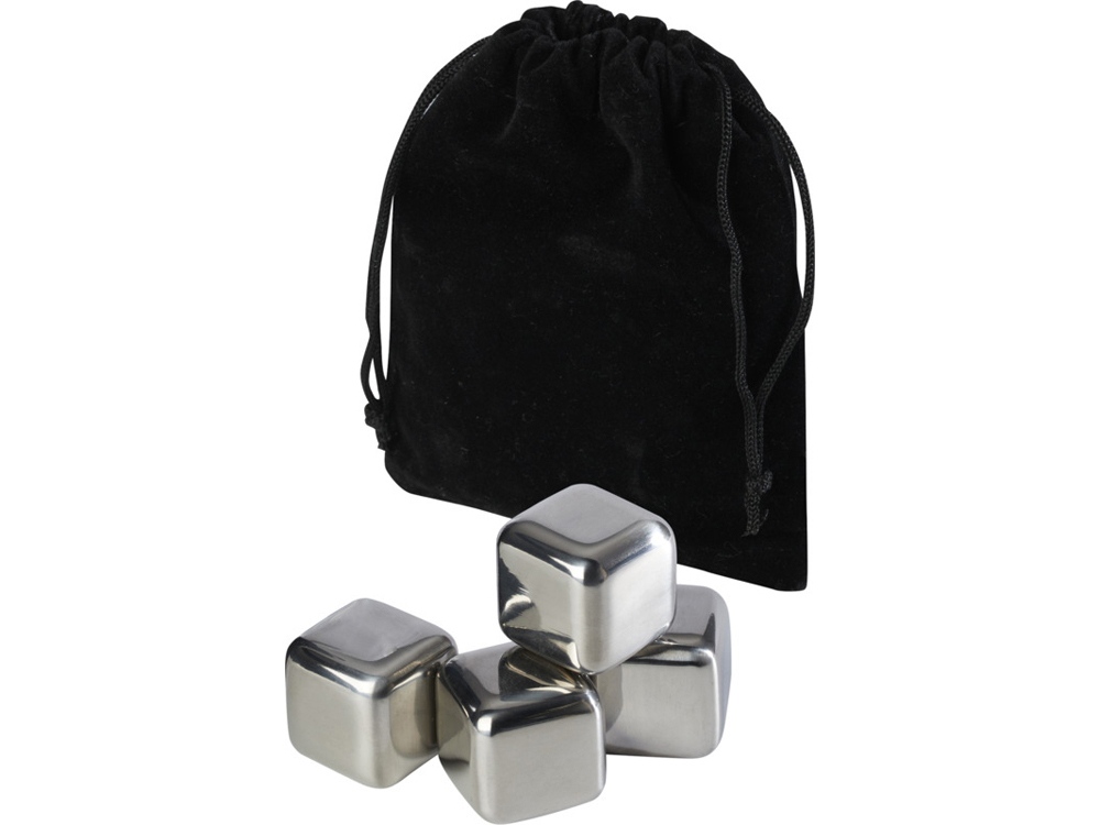 Froz набор кубиков для охлаждения из нержавеющей стали - сплошной черный / Серебряный-0