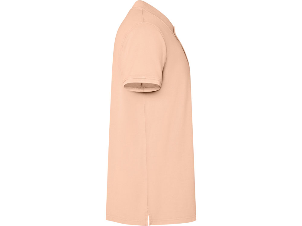 Рубашка поло Cobain унисекс, светло-абрикосовый выстиранный-3