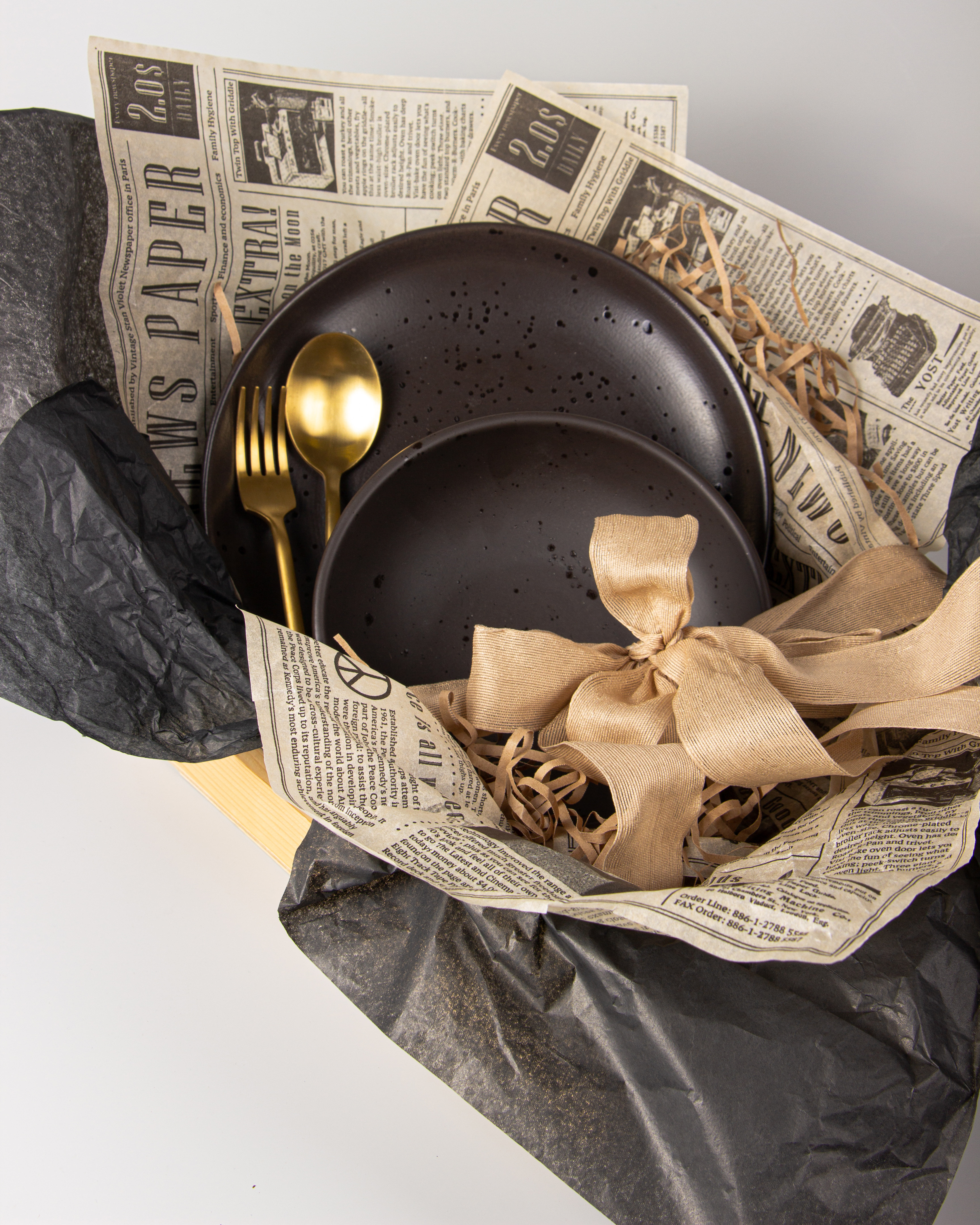 Подарочный набор с керамикой “Черная луна”-0