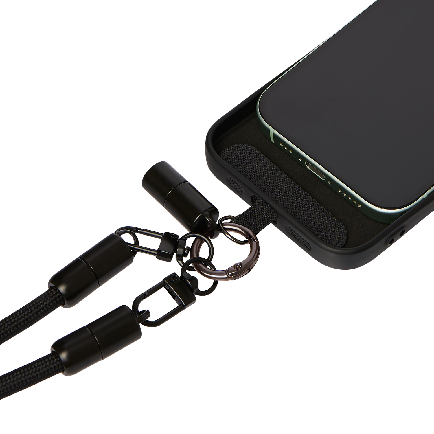 Кабель-ланьярд Волтрикс (Voltrix), черный-1