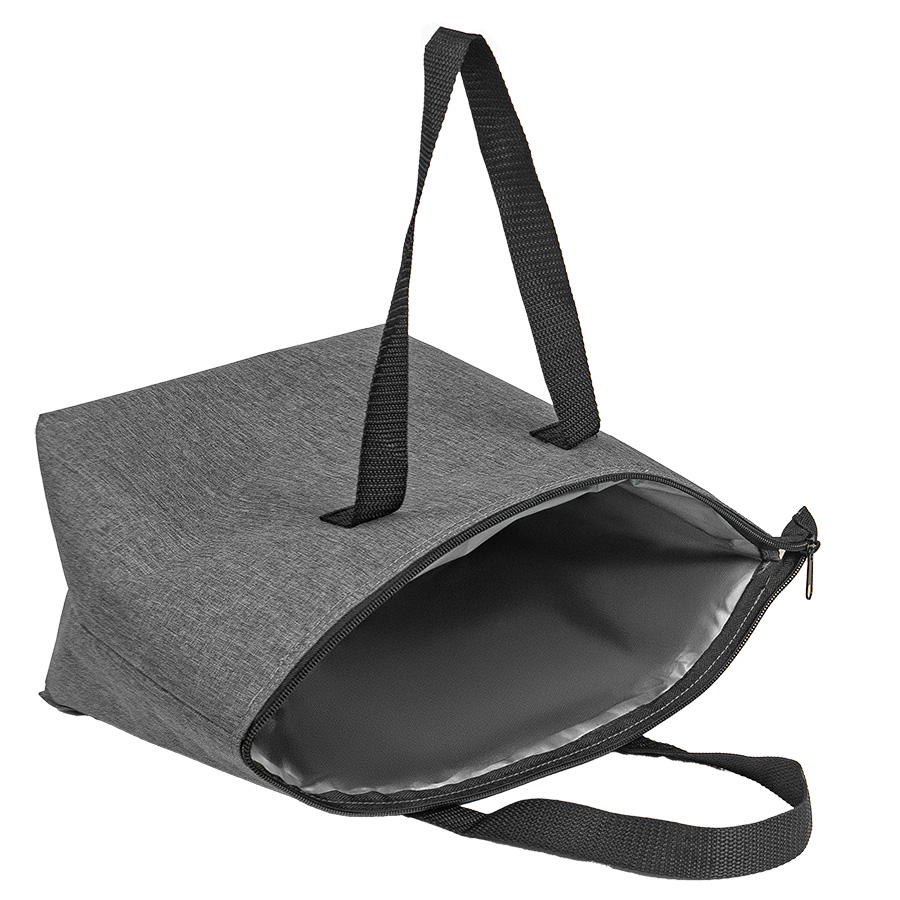Термосумка "FRESH", серый меланж, 39 x 25 x 16 см, полиэстер 300D, серый-1
