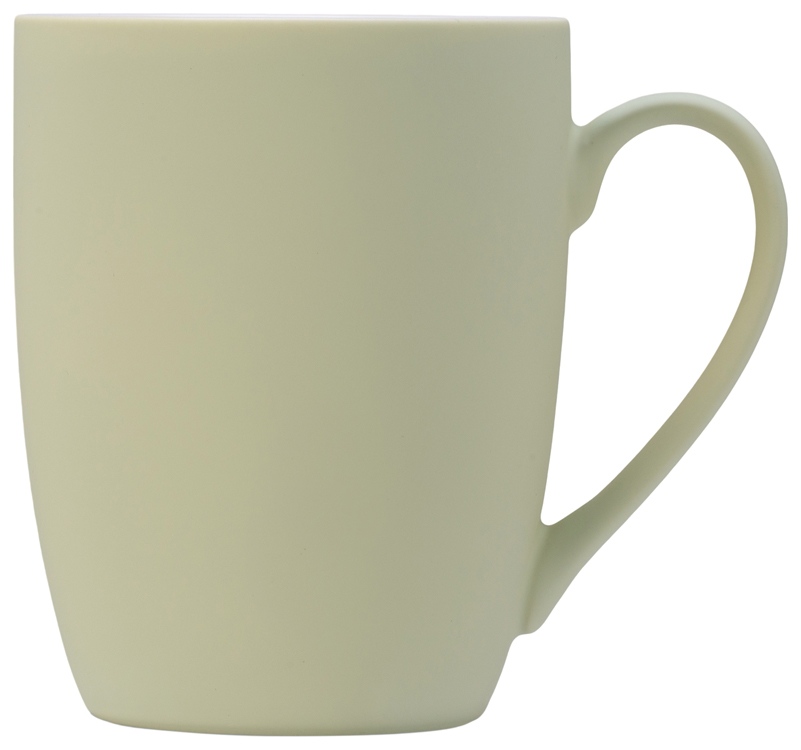 Кружка с покрытием soft-touch Tulip Gum, оливковый-1