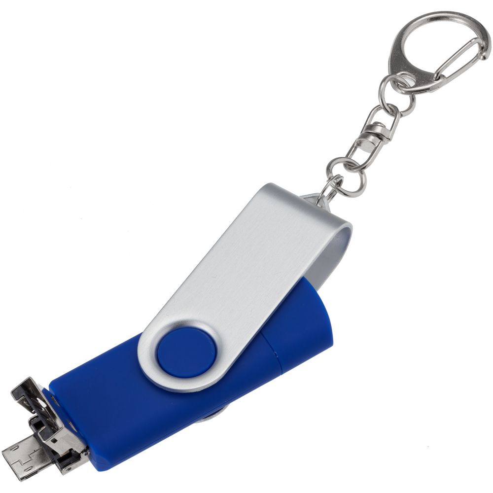 Флешка Trio Twist, синяя, 32 Гб-2