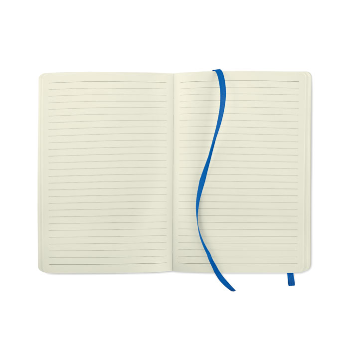 A5 recycled notebook, королевский синий-2