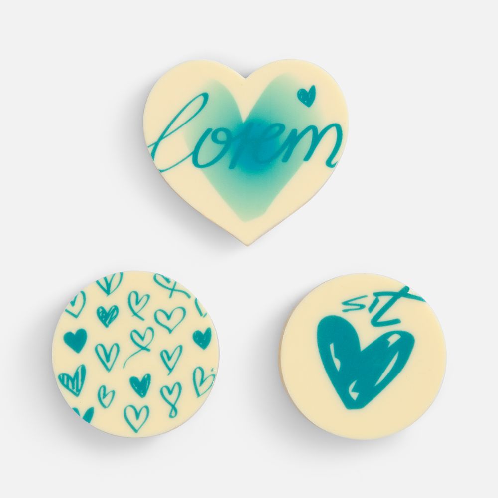 Набор из 3 печений Dream White на заказ-1