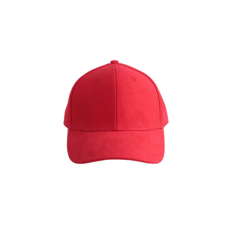 Бейсболка PILOT, 6 клиньев, металлическая застежка, красный-4