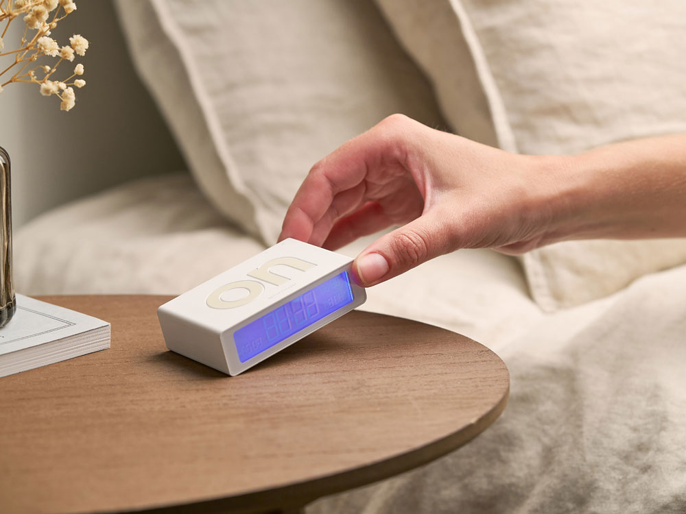 Часы настольные Flip Mini, белый-7