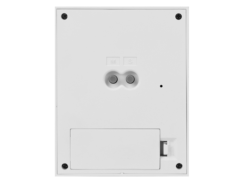 Настольные электронные мультифункциональные часы Rotatio с подсветкой, белый-8