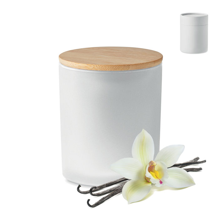 Арома свеча, белый-0