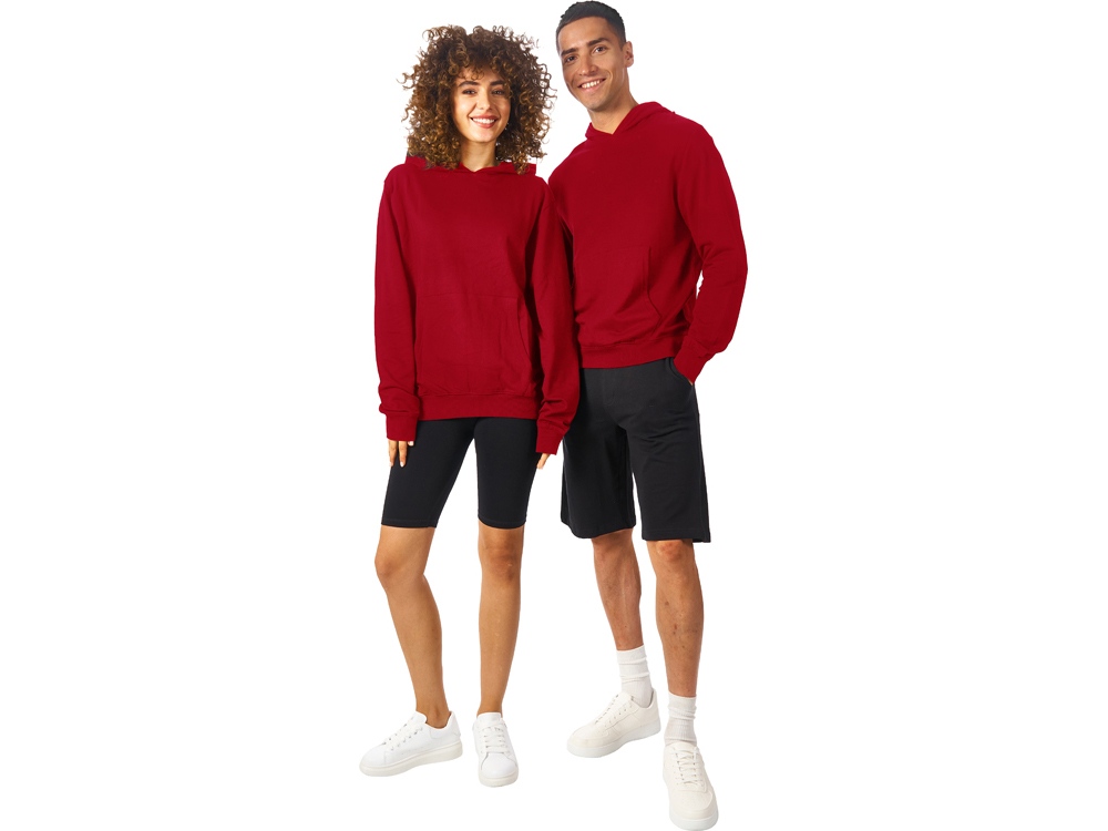 Худи Warsaw, футер 220гр, красный-5