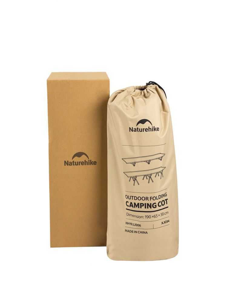 Раскладушка туристическая XJC04, бежевая-3
