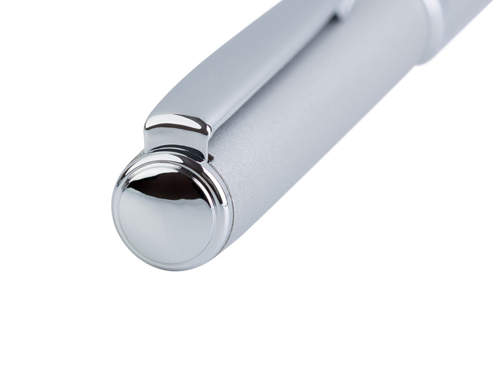 Ручка шариковая Pierre Cardin EASY. Цвет - серебристый. Упаковка Е-2