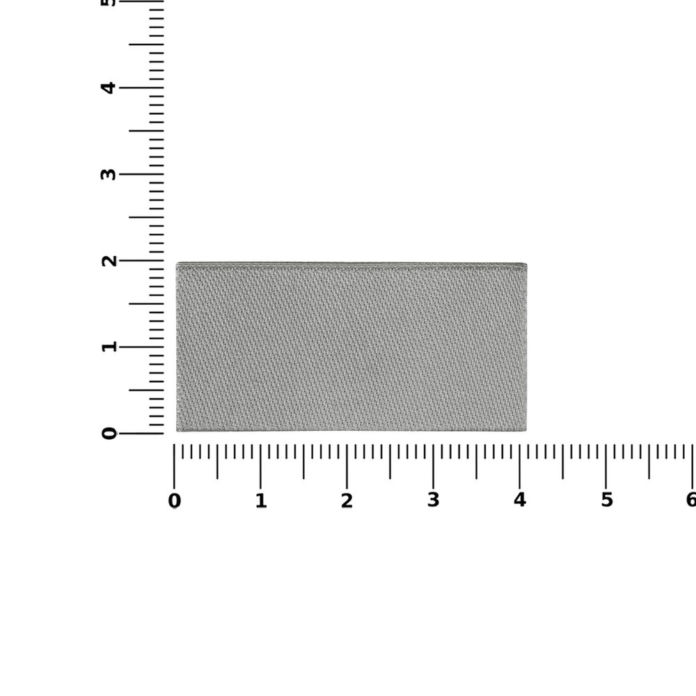Лейбл тканевый Epsilon, XXS, серый-2