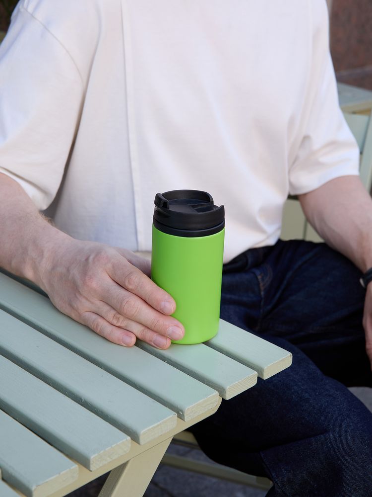 Термостакан Canella, зеленый матовый (яблоко)-2