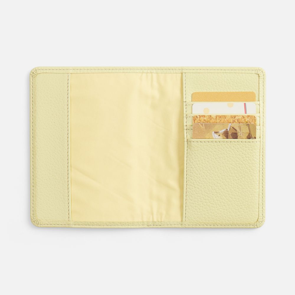 Обложка для паспорта Unison, светло-зеленая-2