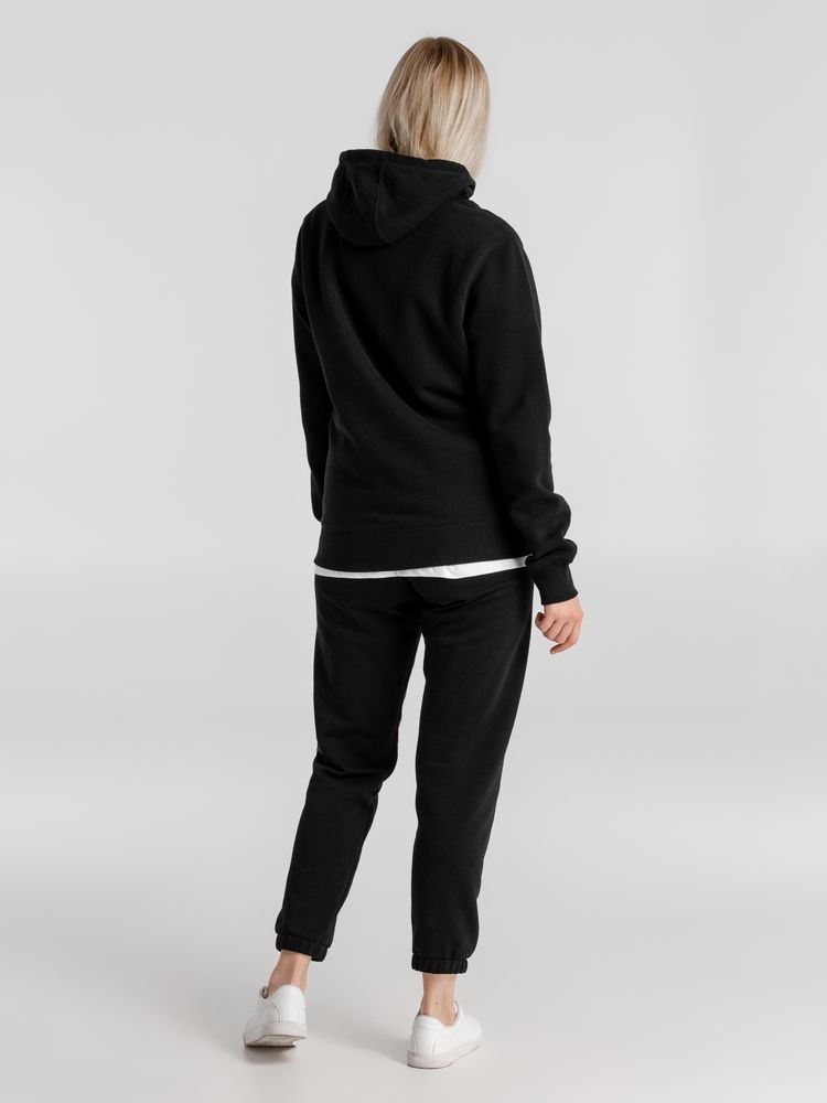 Толстовка с капюшоном унисекс King, черная-5