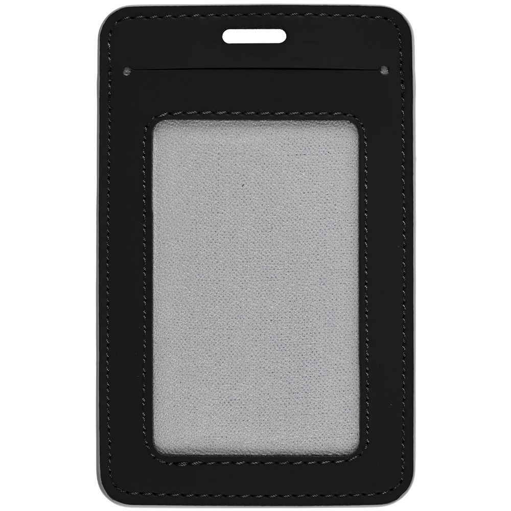 Чехол для пропуска Shall Simple, черный-1