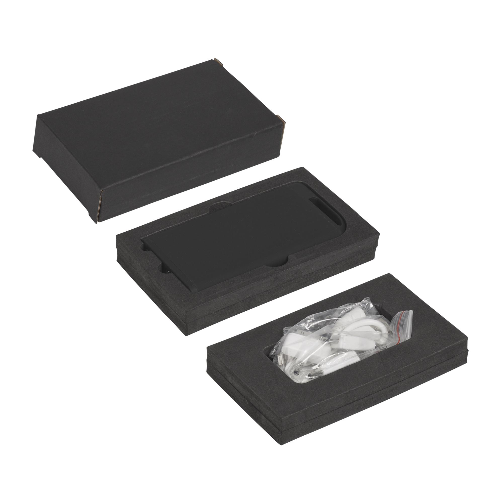 Зарядное устройство "Theta" с фонариком, 4000 mAh, покрытие soft touch-3