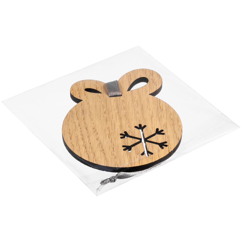 Деревянная подвеска Christmate, шар-1