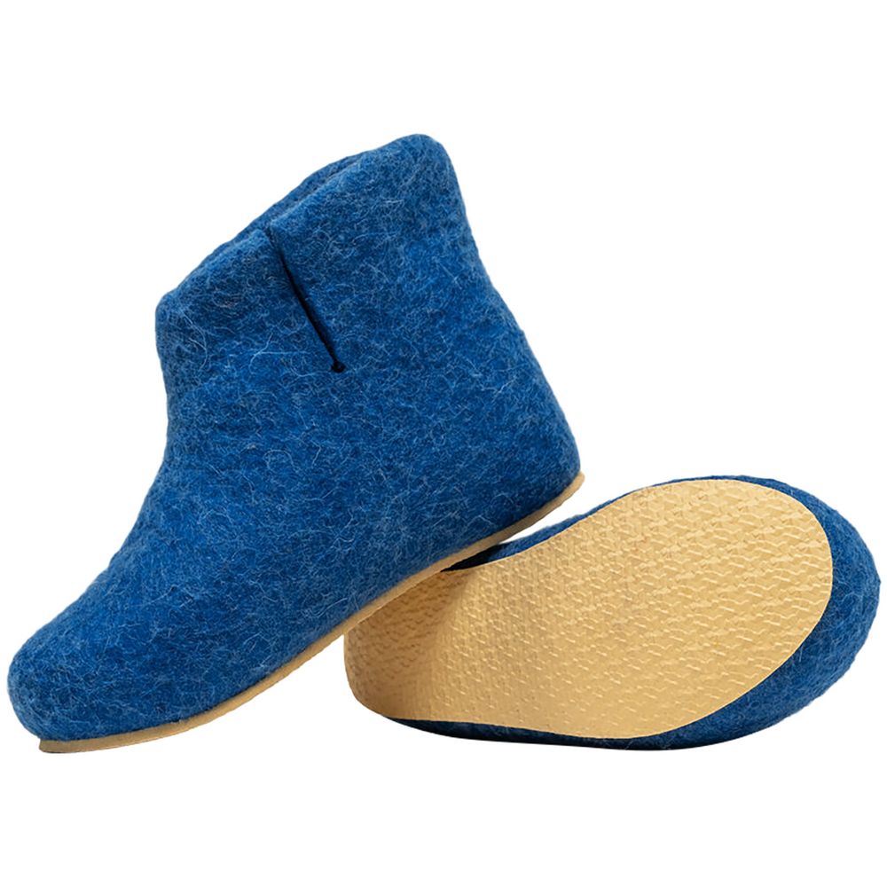 Домашние валенки Wild, синие (василек)-3