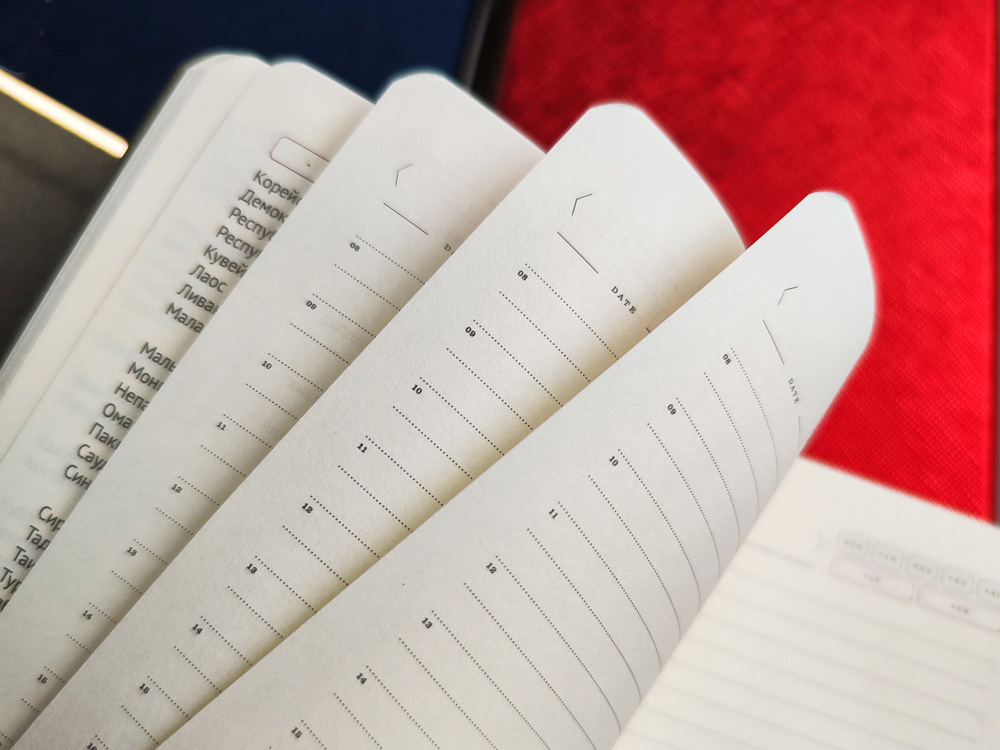 Ежедневник А5 недатированный Bridge, синий/серебристый-3