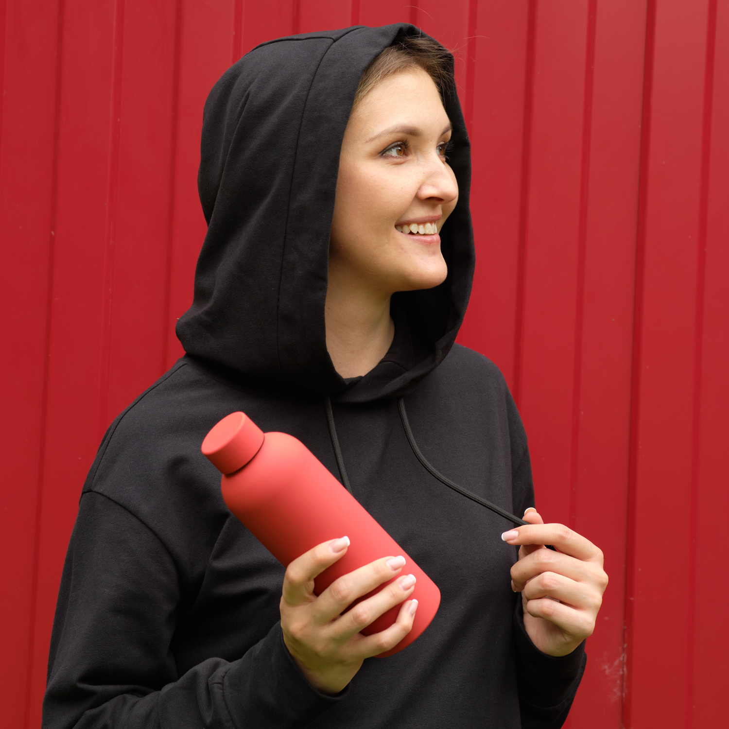 Термобутылка вакуумная герметичная Прима (Prima), красная-9